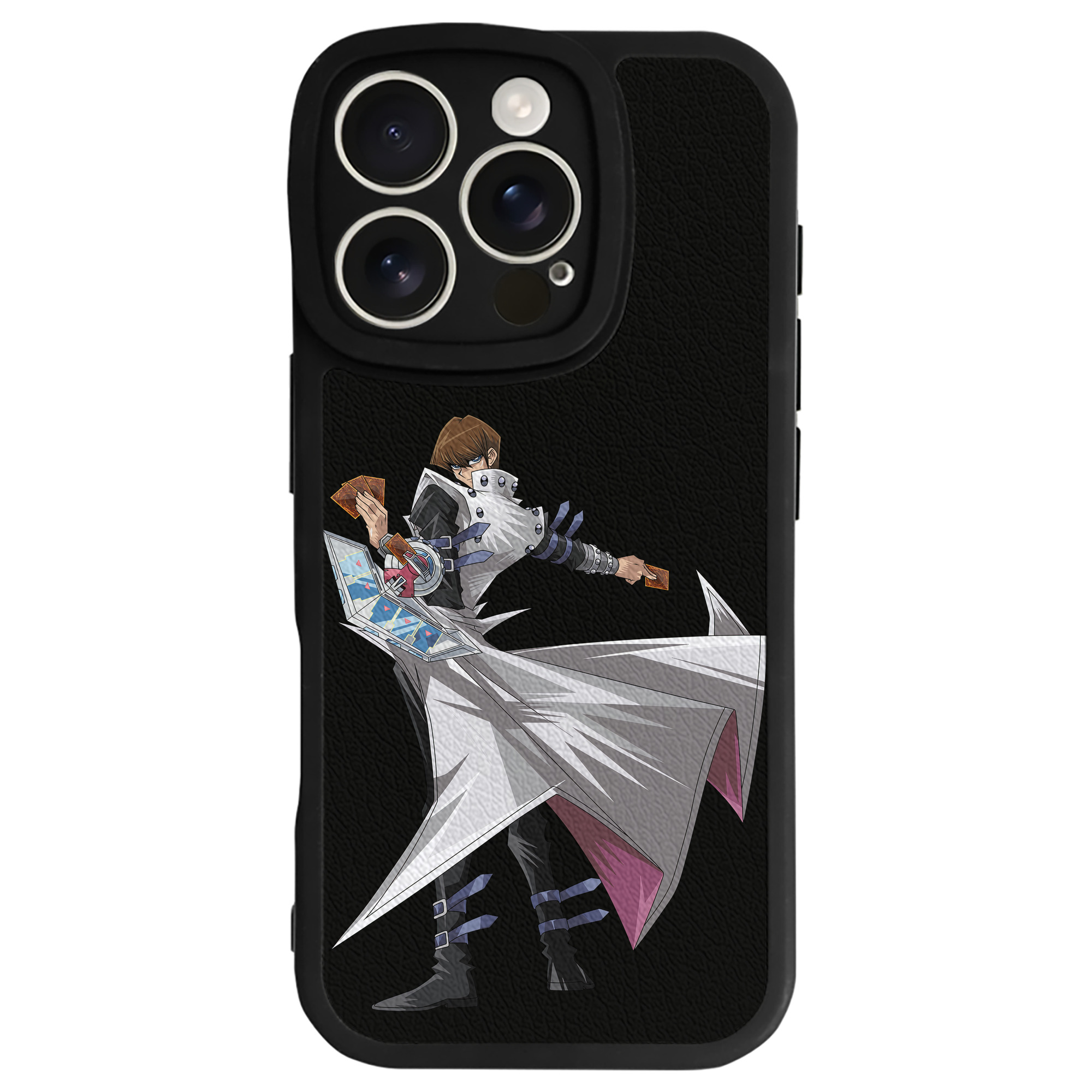 遊☆戯☆王 Yu-Gi-Oh! 【iPhone 16シリーズ対応】シリコンスマホケース（レザー調） 材質：シリコン